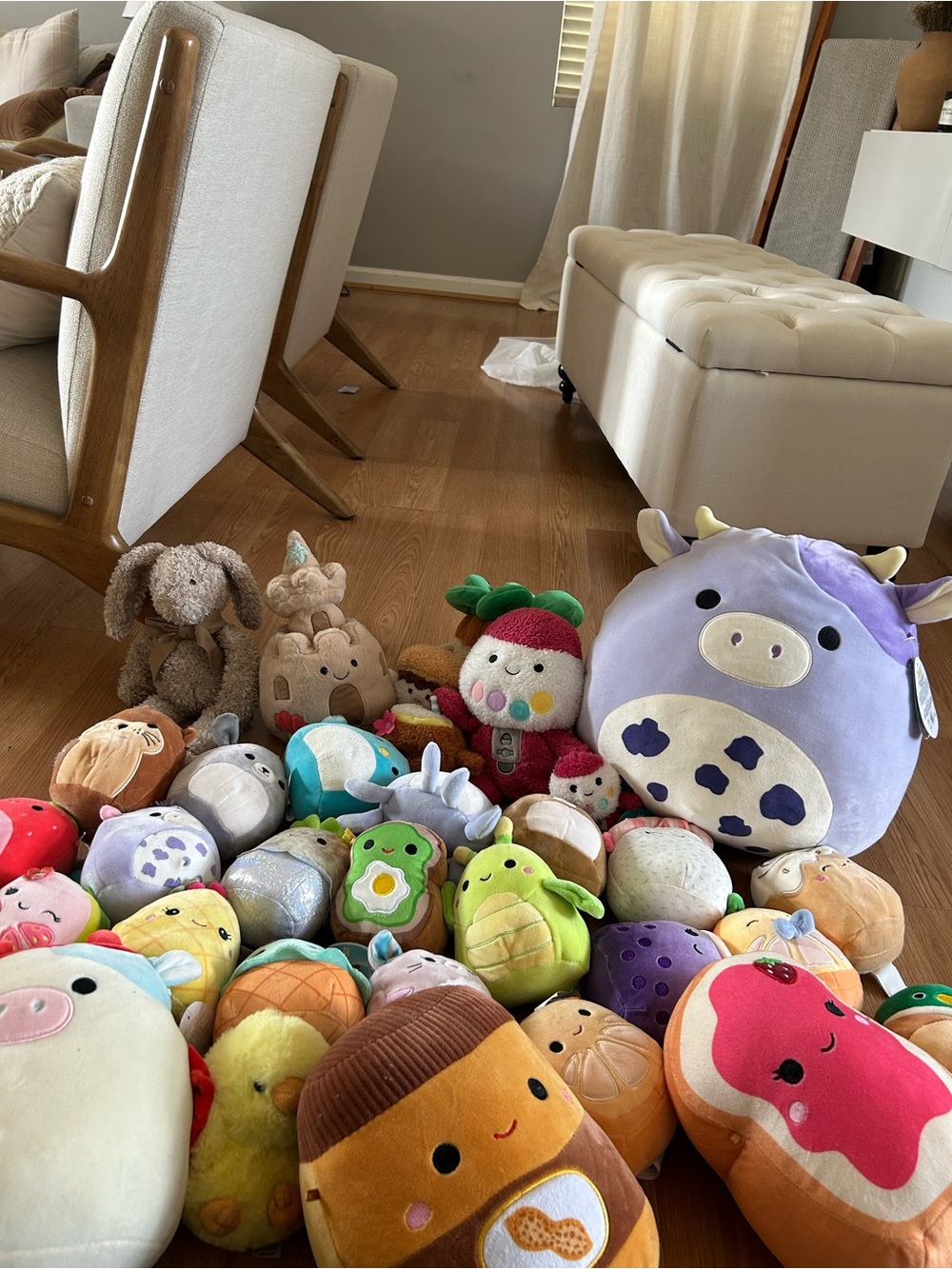 Plush Squishies Variety Pack - Purple Cow and Assorted Colors